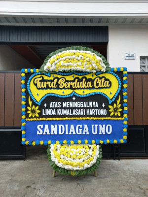 Papan Bunga Duka di Pinrang